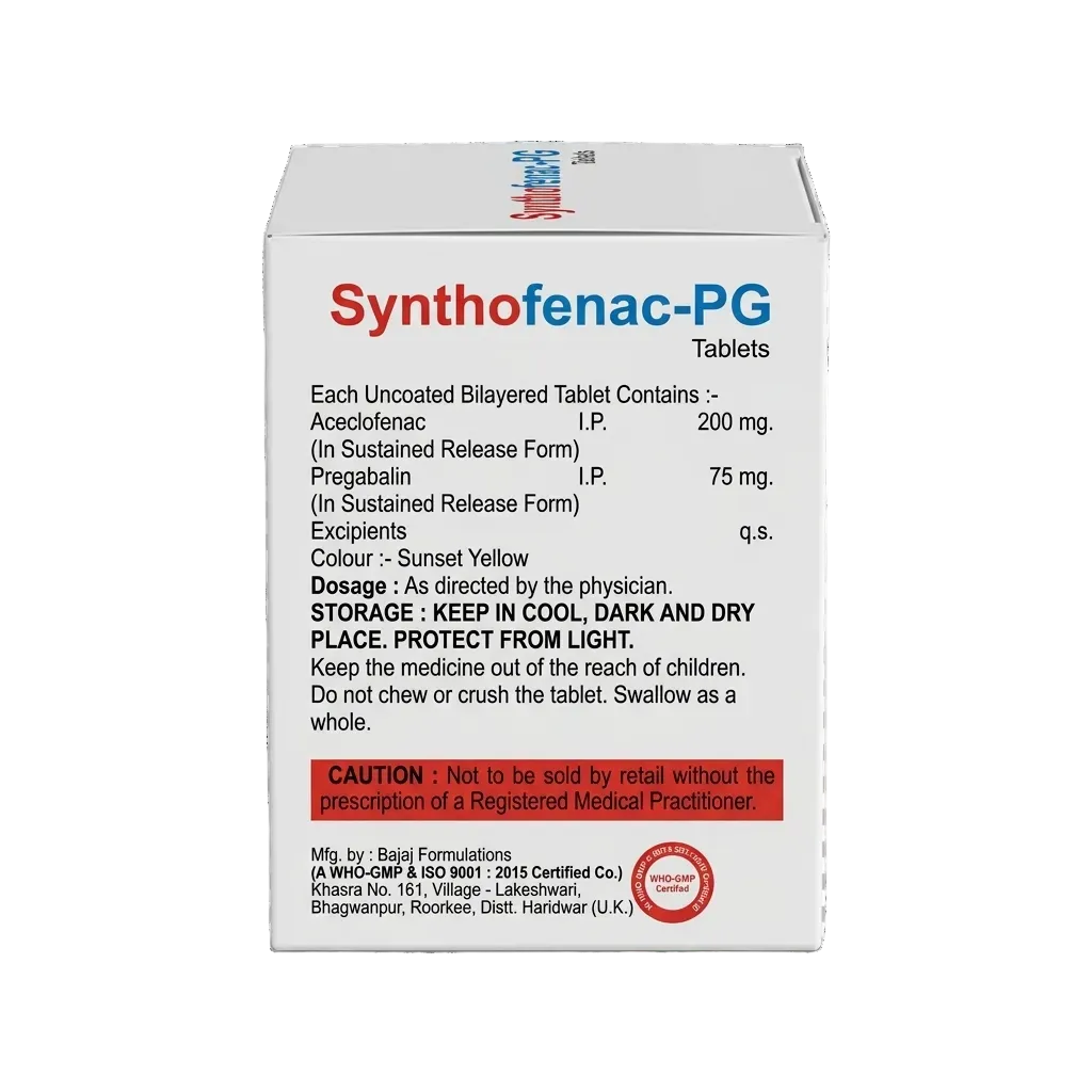 Synthofenac - PG Tablets