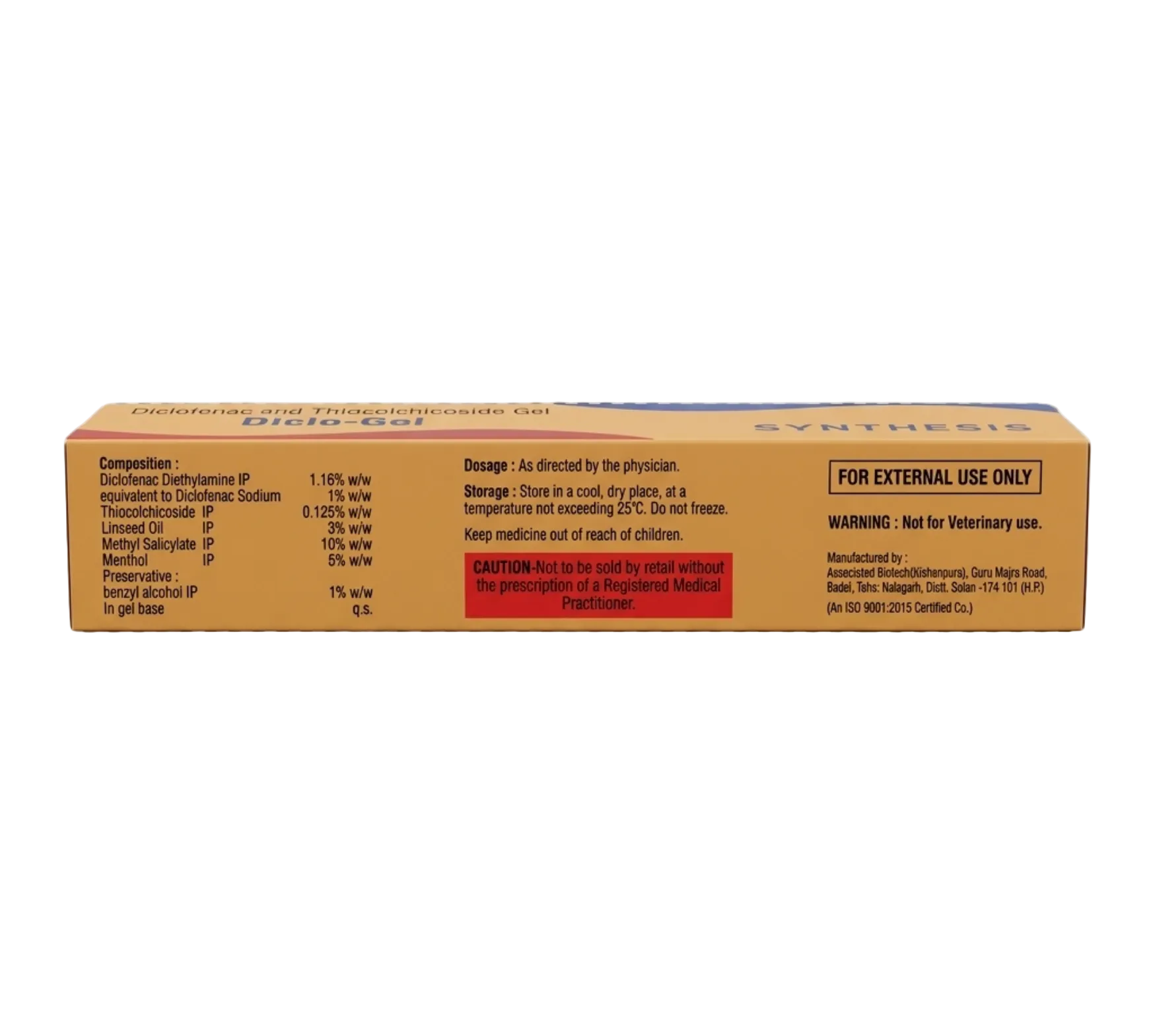 Synthofenac-TH Gel